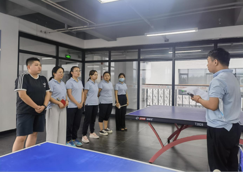 茅台生态农业公司开展乒乓球比赛活动