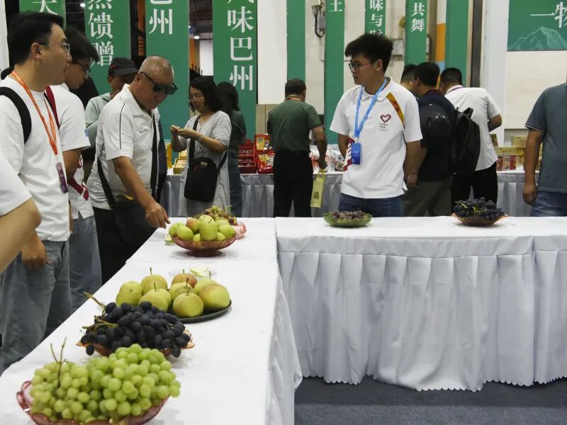 巴州好物集中亮相2025年新疆丝绸之路葡萄酒节